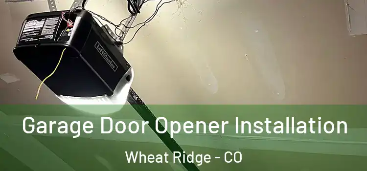  Garage Door Opener Installation Wheat Ridge - CO