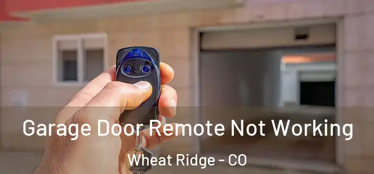  Garage Door Remote Not Working Wheat Ridge - CO